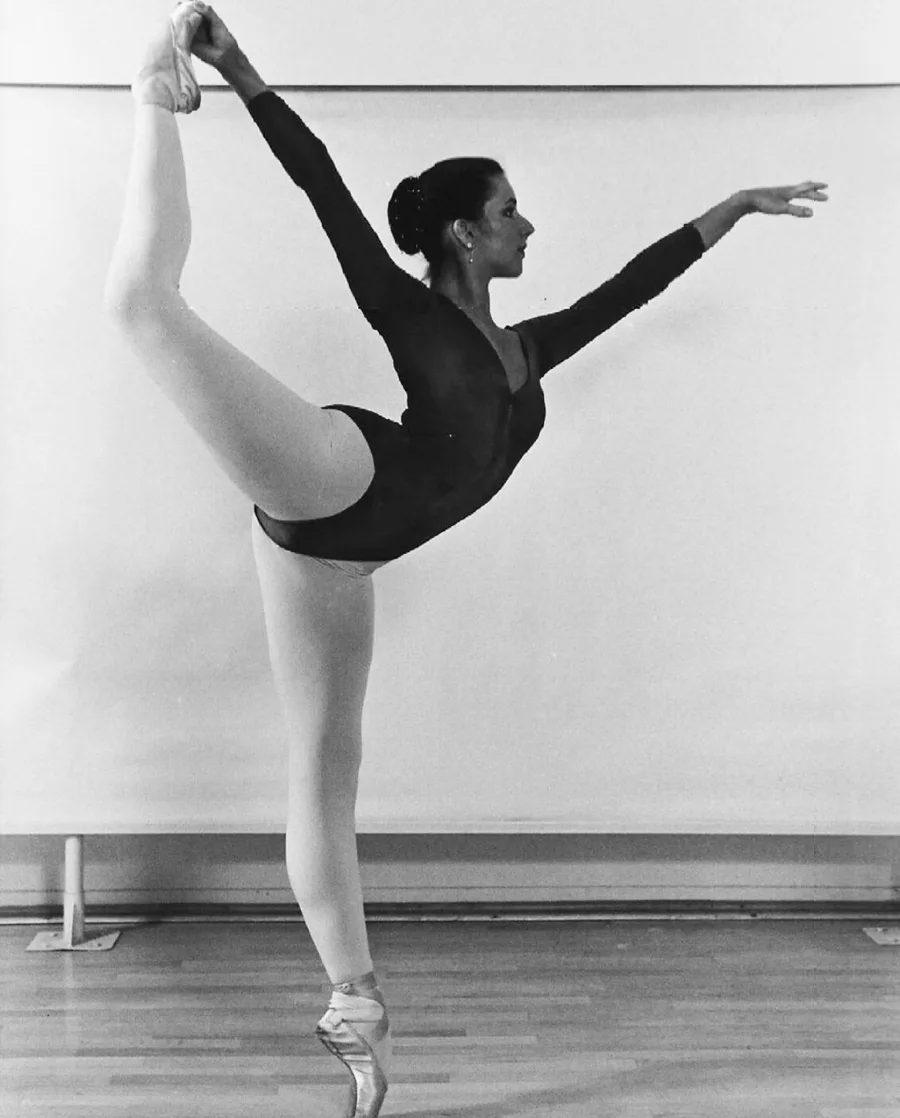 Alexandra Frings in Arabesque, Archivfoto